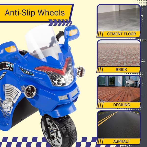 Lil Rider 3-Wheel Ride on Toy with Reverse, Sounds, and Headlights