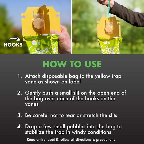 Spectracide Bag-A-Bug Japanese Beetle Trap2 Replacement Bags (6