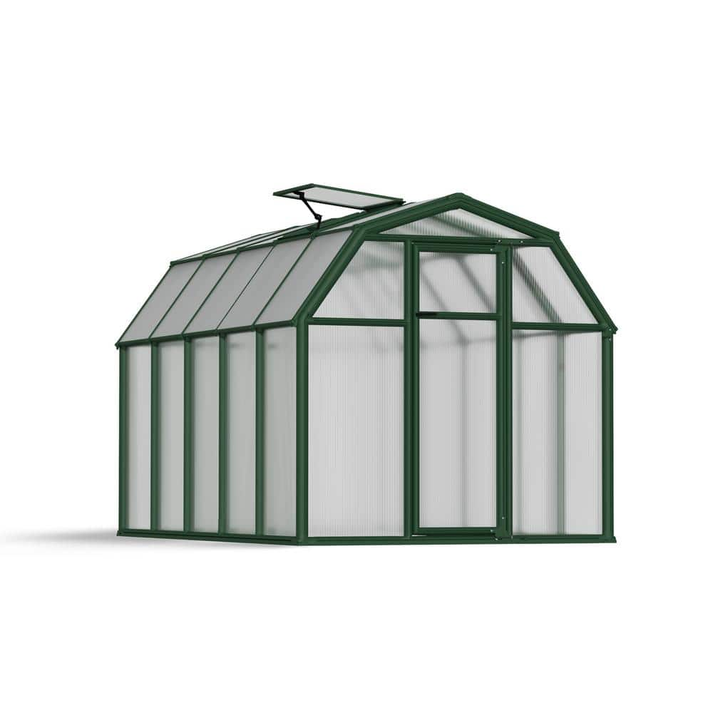 CANOPIA by PALRAM Eco-Grow 6 ft. x 10 ft. Green/Diffused DIY Greenhouse ...