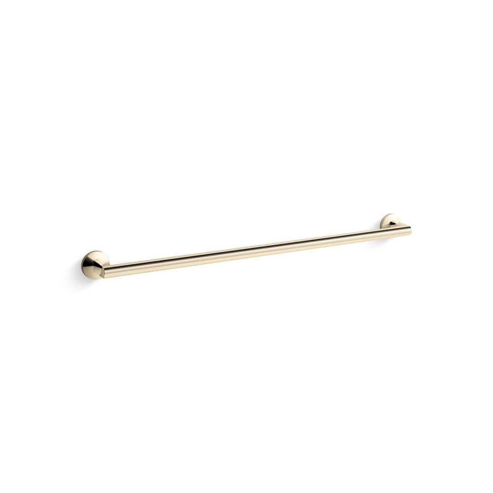 KOHLER Components 30 in. Wall Mounted Towel Bar in Vibrant French Gold