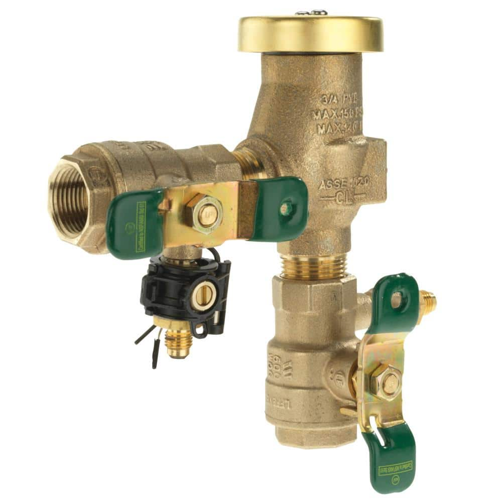 Watts 3/4 In. Bronze Anti-Siphon Pressure Vacuum Breaker With Quarter ...