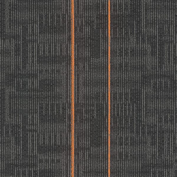 Fenwick - Benson - Multi-Colored Commercial/Residential 24 x 24 in. Glue-Down Carpet Tile Square (72 sq. ft.)