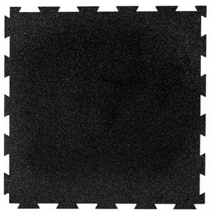1.58 ft. x 1.58 ft. Obsidian Precision Lock Utility Rubber Flooring (25 sq. ft./Pack)
