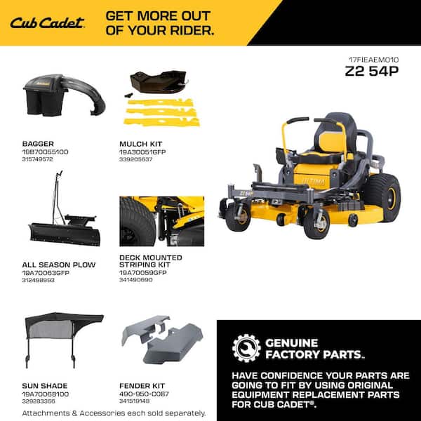 Cub Cadet Ultima Z2 54in. Fabricated Deck 23HP V-Twin Kawasaki FR