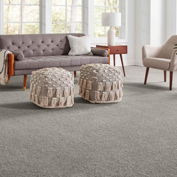 Phenomenal II - Ashford - Gray 62.7 oz. Triexta Texture Carpet - Installation Required
