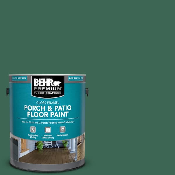 BEHR PREMIUM 1 gal. #480D-7 Isle of Pines Gloss Enamel Interior/Exterior Porch and Patio Floor Paint