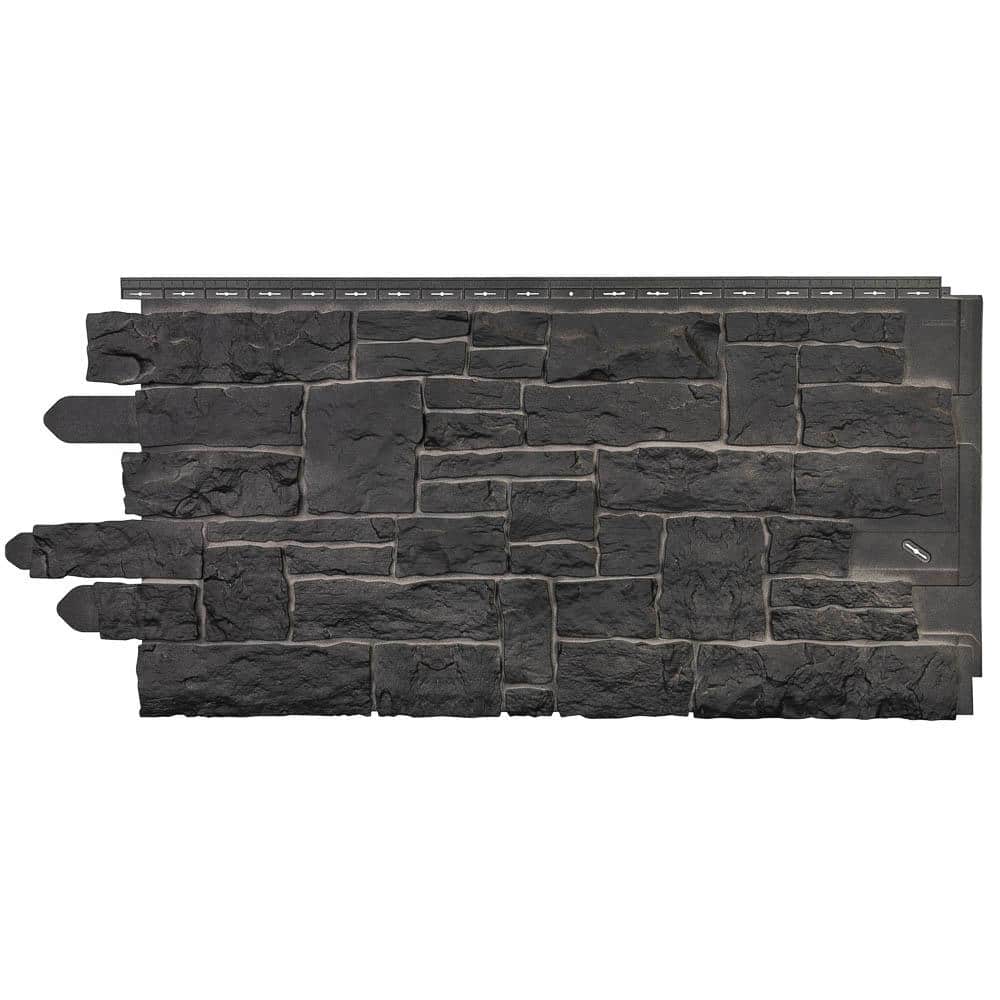 トップス pellicule sp motif stone PK black Novik NovikStone SK Stacked Stone (20.3 in. x 45 in.) Stone Siding
