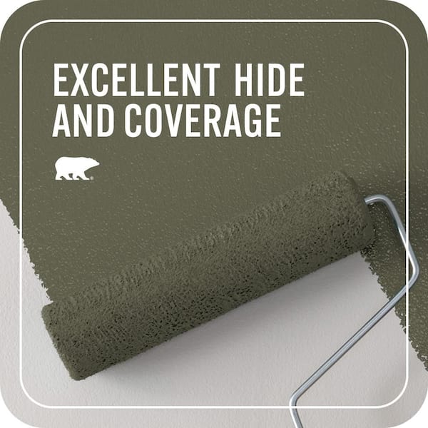 BEHR PREMIUM PLUS 8 oz. #N350-7A Mountain Olive Semi-Gloss