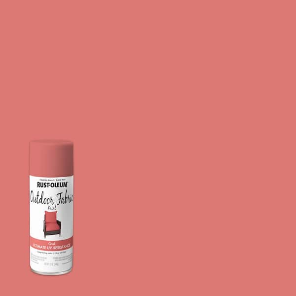 Rust-Oleum 12 oz. Coral Outdoor Fabric Spray Paint (Case of 6)