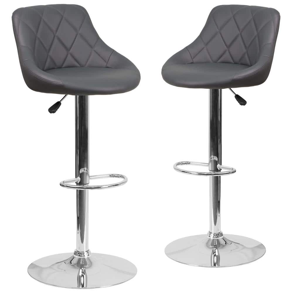 41.75 in. Gray Bar Stool (Set of 2) price history on PriceWatchPro