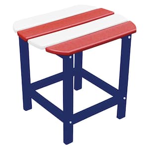 St Charles Patriot Plastic Outdoor Side Patio Table