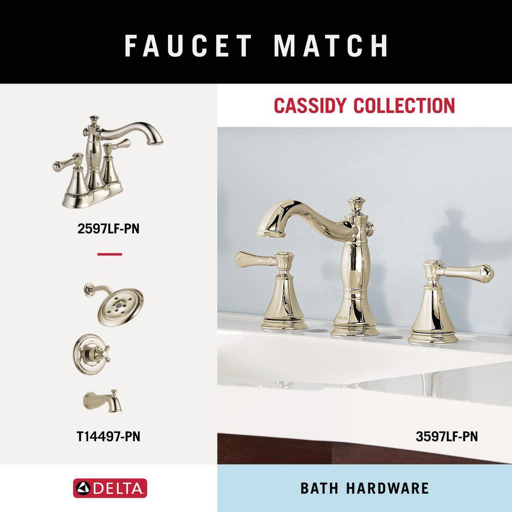Cassidy Polished Nickel 4-Piece Bathroom Hardware Set