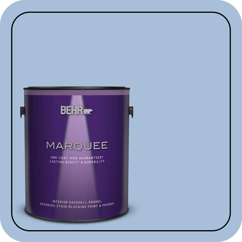 1 gal. #580D-4 Skysail Blue Eggshell Enamel Interior Paint & Primer price history on PriceWatchPro
