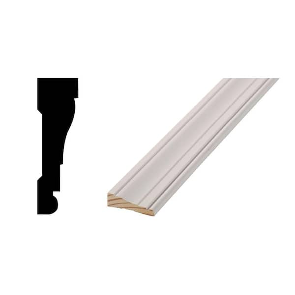 Woodgrain Millwork WM 376 11/16 in. D x 2-1/4 in. W x 84 in. L Wood Pine Prime Finger-Jointed Casing