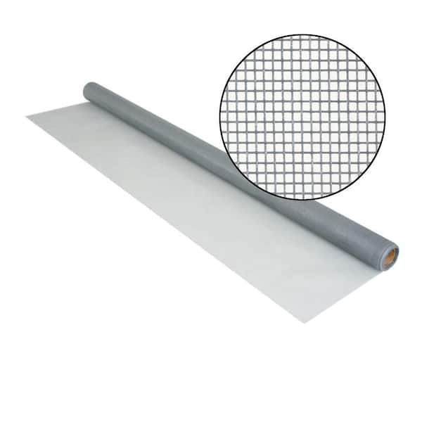 Phifer 72 in. x 25 ft. Silvergray Fiberglass Screen 18 x 14 Mesh