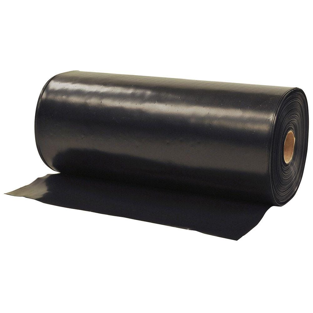 Husky ft. x 300 ft. Black Flashing Plastic Sheeting FLASH-12B The Home  Depot