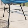 CORVUS Acapulco Peacock Blue Outdoor Lounge Chair Set of 2
