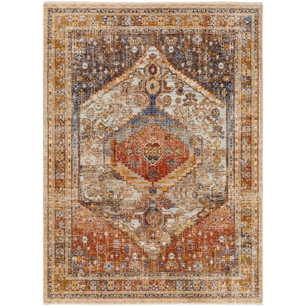 Artistic Weavers Uriah Burnt Orange 5 ft. x 8 ft. Indoor Area Rug
