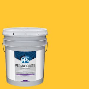 Color Seal 5 gal. PPG1206-7 Rise-N-Shine Satin Interior/Exterior Concrete Stain