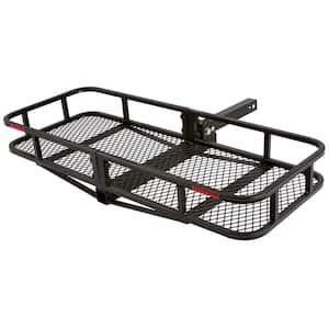 500 lbs. 48 in. L Steel Basket Folding Cargo Carrier