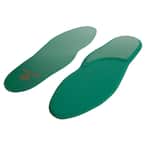 Men's Size 7-8.5 Women's Size 9-10.5 Green Anti-Fatigue Airsol Flat Insoles