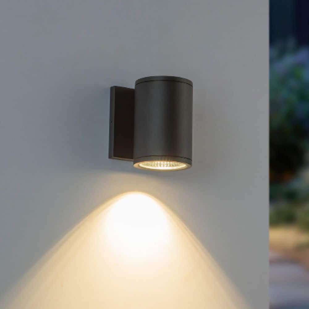 Nordic 5-in (3-in Dia. ) Black LED Exterior Wall price history on PriceWatchPro