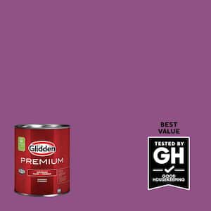 Glidden Premium 1 qt. PPG1251-7 Grape Juice Flat Interior Latex