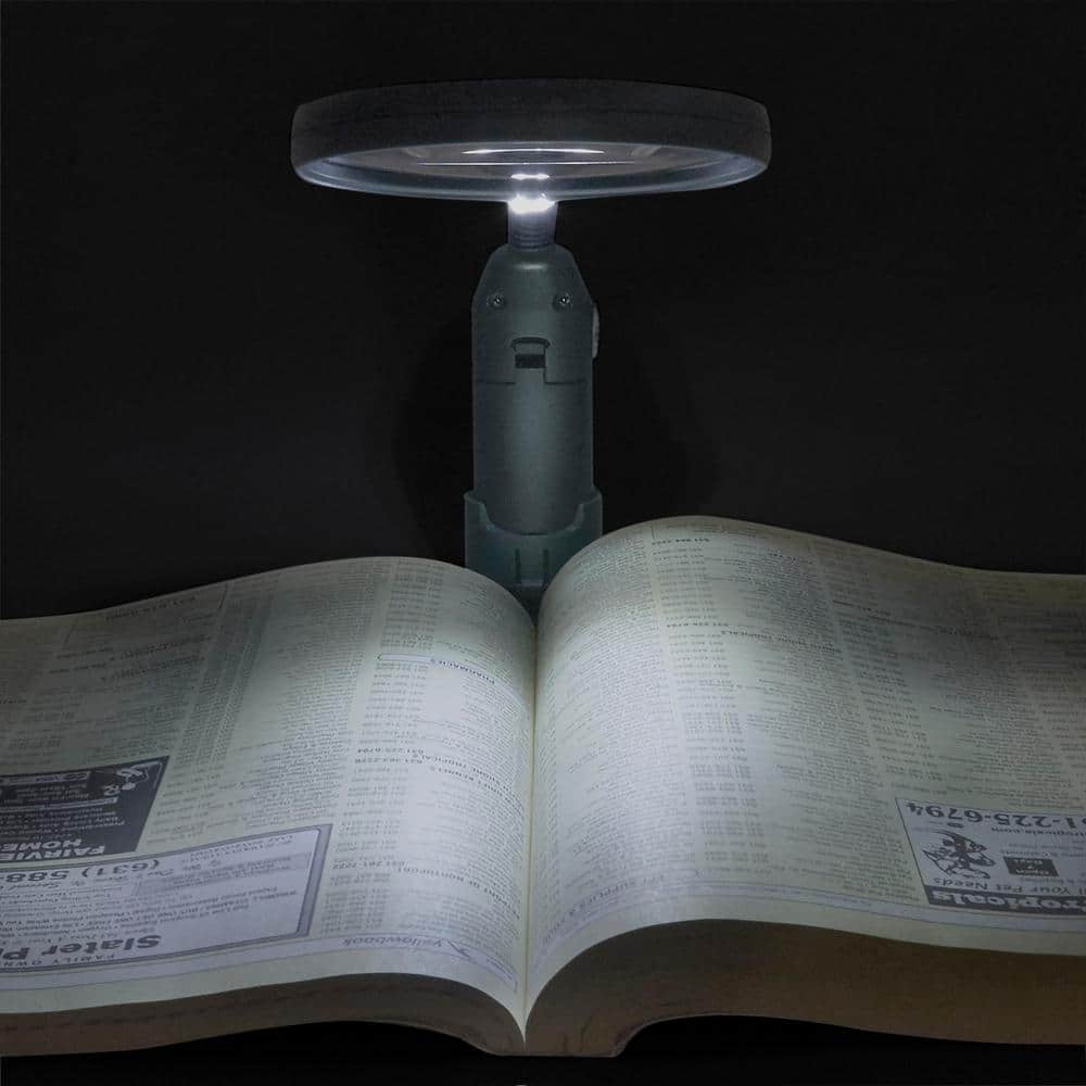 FlexNeck LED MagniLamp 2x-3.5x Power with Scratch-Free Acrylic Lens