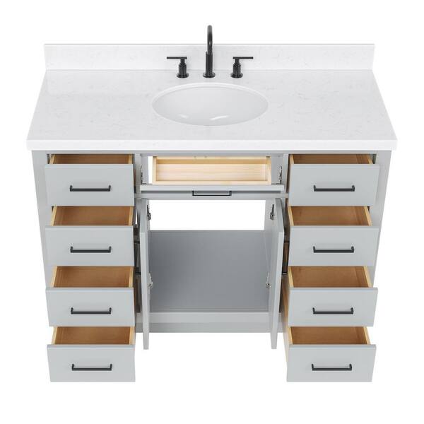 ARIEL Hepburn 48 in. W x 22 in. D x 36 in. H Single Sink