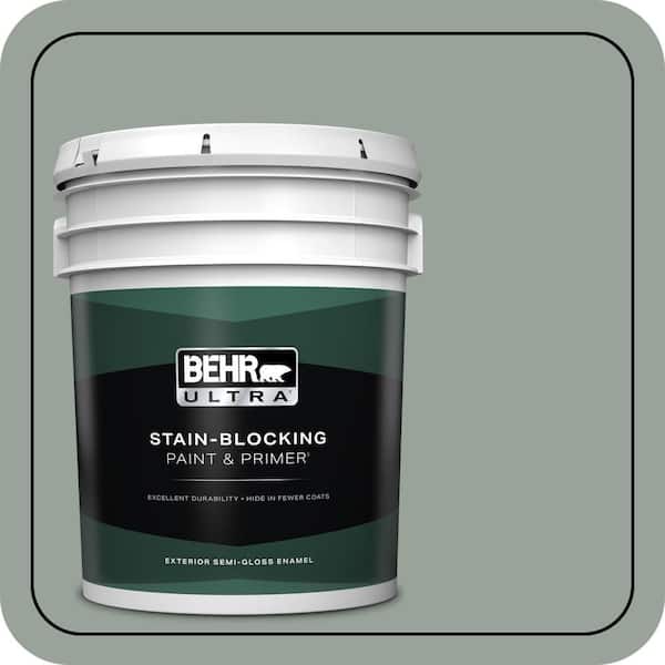 BEHR ULTRA 5 gal. #700F-4 Pinedale Shores Semi-Gloss Enamel Exterior Paint & Primer