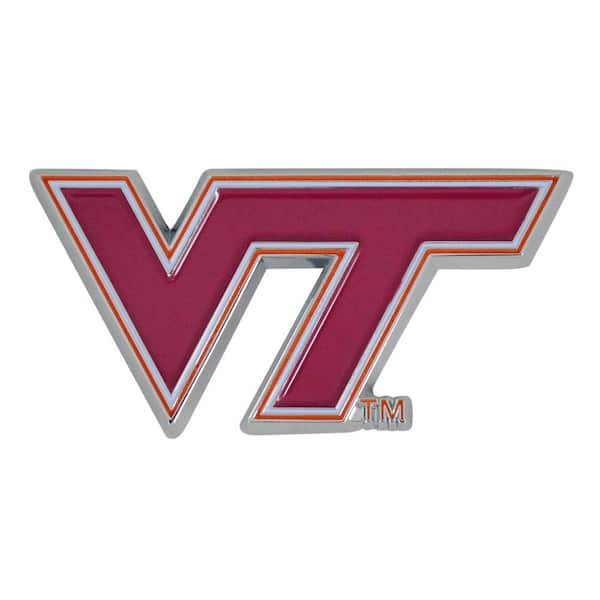 FANMATS 1.5 in. x 3.2 in. NCAA Virginia Tech Color Emblem