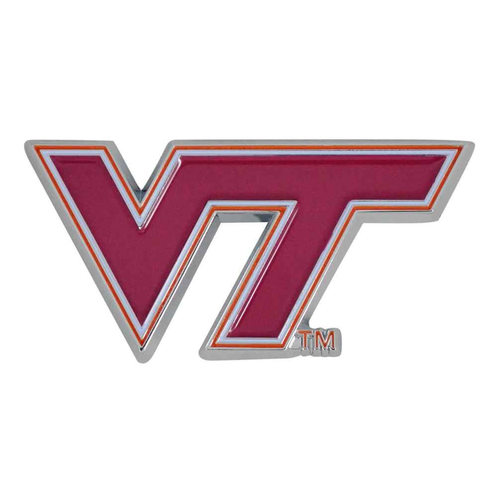 1.5 in. x 3.2 in. NCAA Virginia Tech Color Emblem