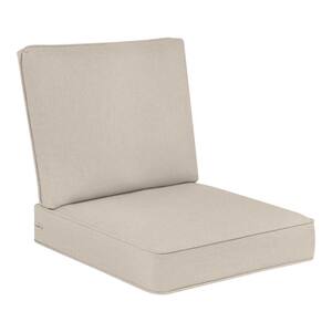 Spring Haven 23 in. x 26 in. CushionGuard 2-Piece Outdoor Deep Seat Replacement Cushion Set in Putty (1-Pack)