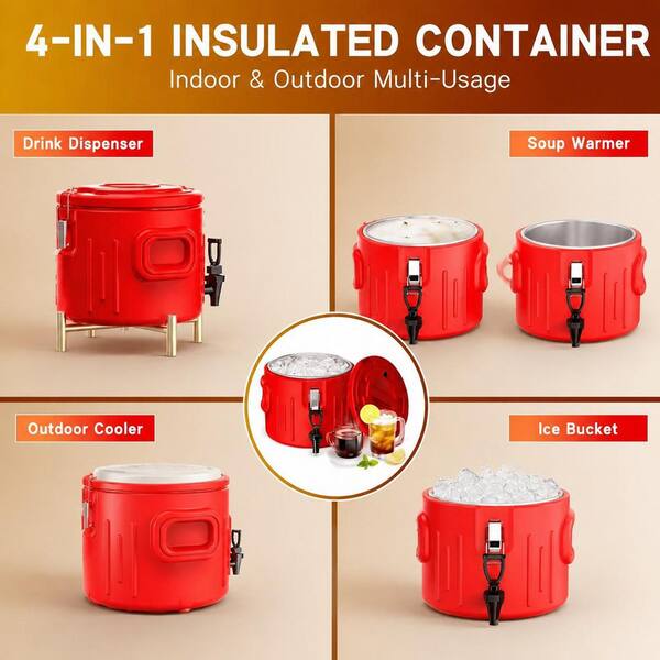 KHKFY 3.5 gal. Insulated Beverage Dispenser with 304 Stainless