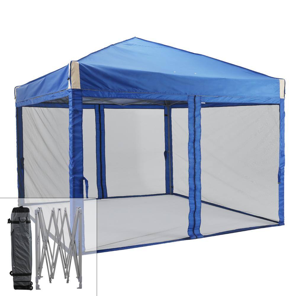 Aoodor 12 ft. x 12 ft. Pop Up Canopy Tent with Removable