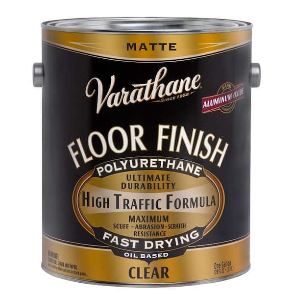 Varathane 1 gal. Clear Matte 350 VOC Oil Based Interior Polyurethane (2-Pack)