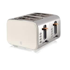 Nordic 4-Slice Toaster - White