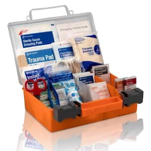 180-Piece, 25-Person Plastic OSHA First Aid Kit