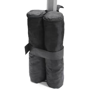 King Canopy Weight Bags for Instant Pop Up Canopy, Sand Bags, Leg Weight, 4 Pack, Black, INAWB400