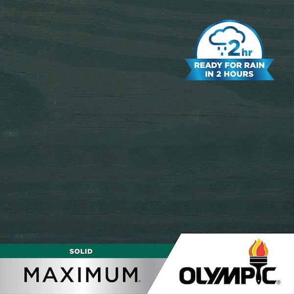 Olympic Maximum 1 gal. SC-1045 Midnight Blue Solid Color Exterior Stain and Sealer in One