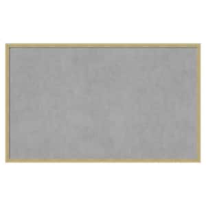 Lucie Champagne 41 in. x 25 in Framed Magnetic Board