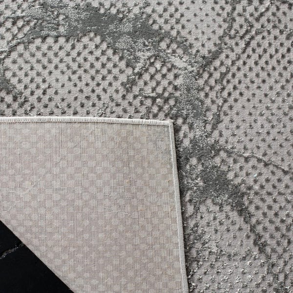 Safavieh Lurex Collection LUR187F Modern Abstract Area Rug Grey 9' x 12' Grey