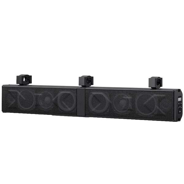 Lofka 34 in. 2.0 Channel UTV/ATV Bluetooth Amplified Soundbar IP66 Waterproof with RGB Lighting, Powersports SXS Sound Bar