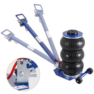 Air Jack, 3 Ton/6600 lbs. Triple Bag Air Jack, Airbag Jack, Lift up to 17.7 in., 3-5 s Fast Lifting Pneumatic Jack, Blue