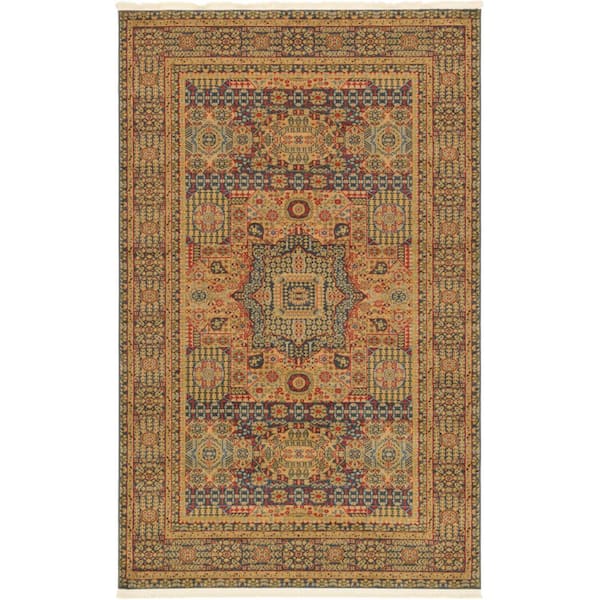 Unique Loom Palace Jackson Blue 5' 0 x 8' 0 Area Rug
