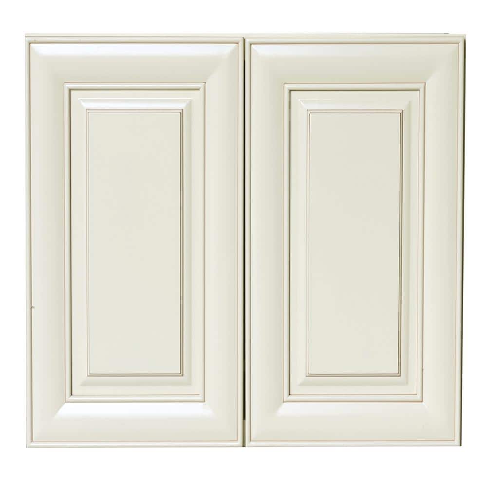 Plywell Holden Ready to Assemble 33x18x24 in. Double Door Wall Cabinet in A
