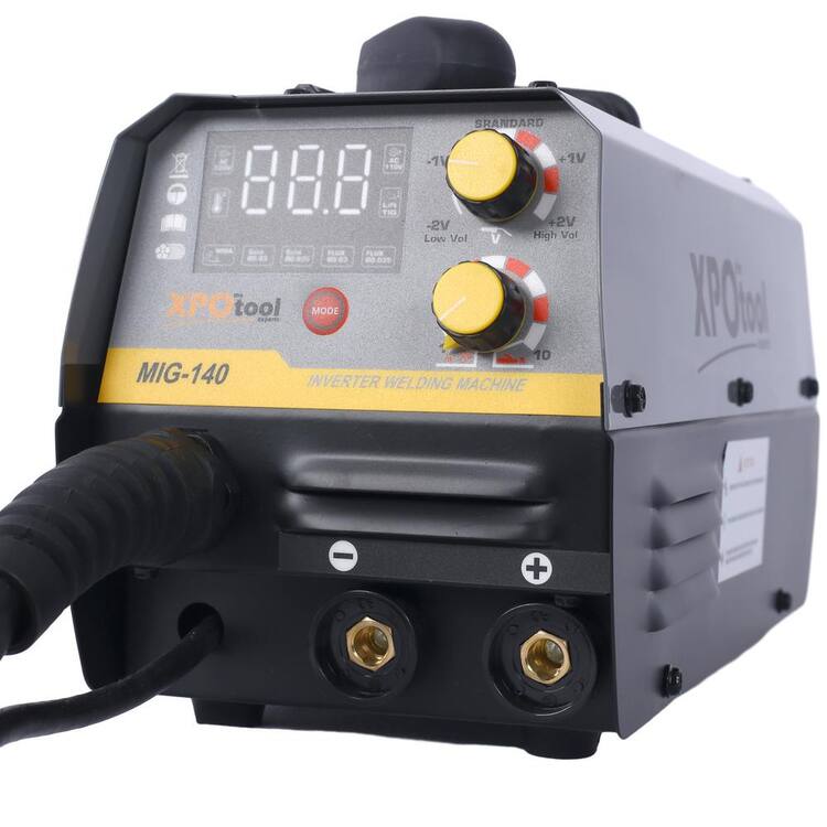 WRIGHTMASTER 140A 110-Volt Gas Gasless MIG Welding Machine, 4 in 1 Flux MIG/Solid Wire/Lift TIG/Stick ARC Welder