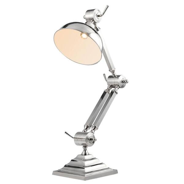 Elegant Lighting Vintage Task 47.25 in. Chrome Table Lamp