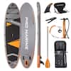 Ltmate 10 Ft Inflatable Stand Up Paddle Board In Orange With Aluminum