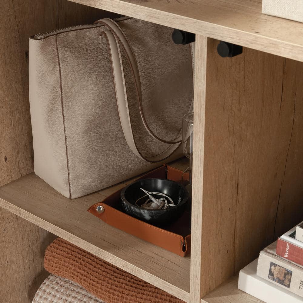 Aspen Post Prime Oak 2-Door Storage Cabinet with Adjustable Shelves